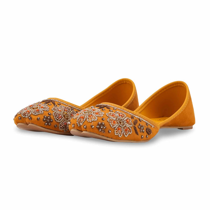 Mustard Fancy Women Khusa EC8607