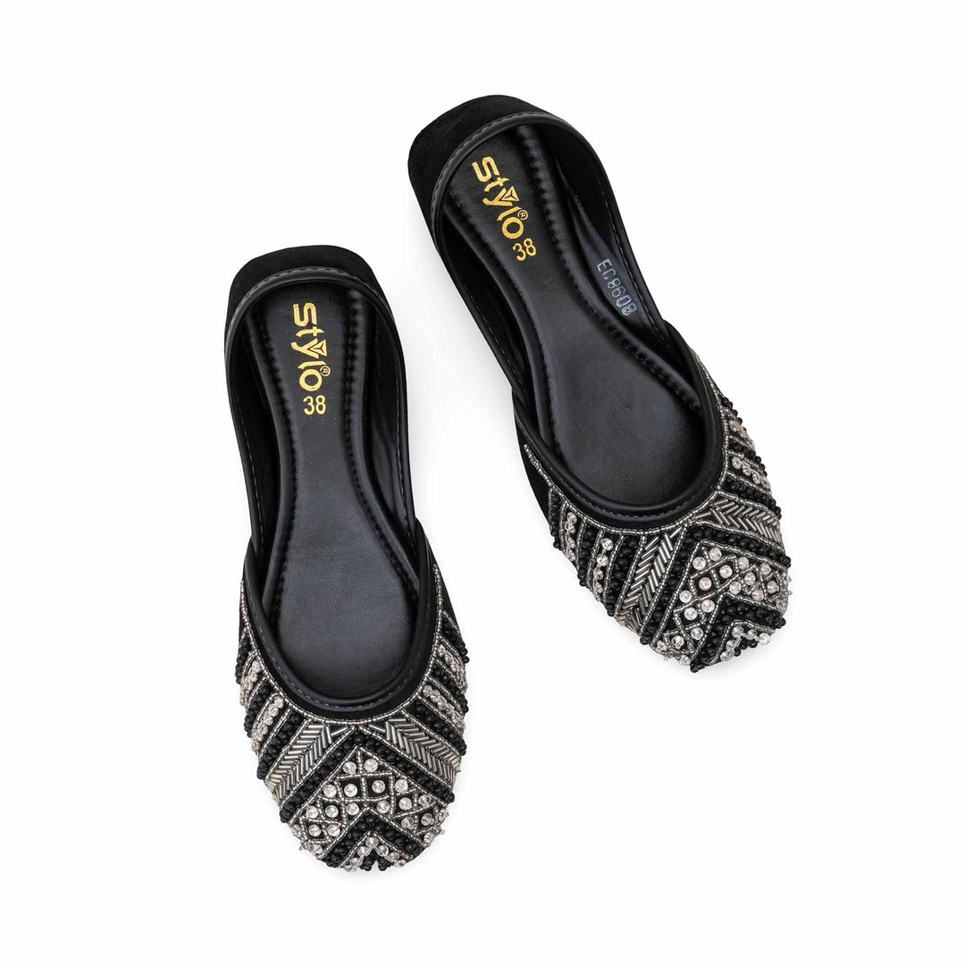 Black Fancy Women Khusa EC8608