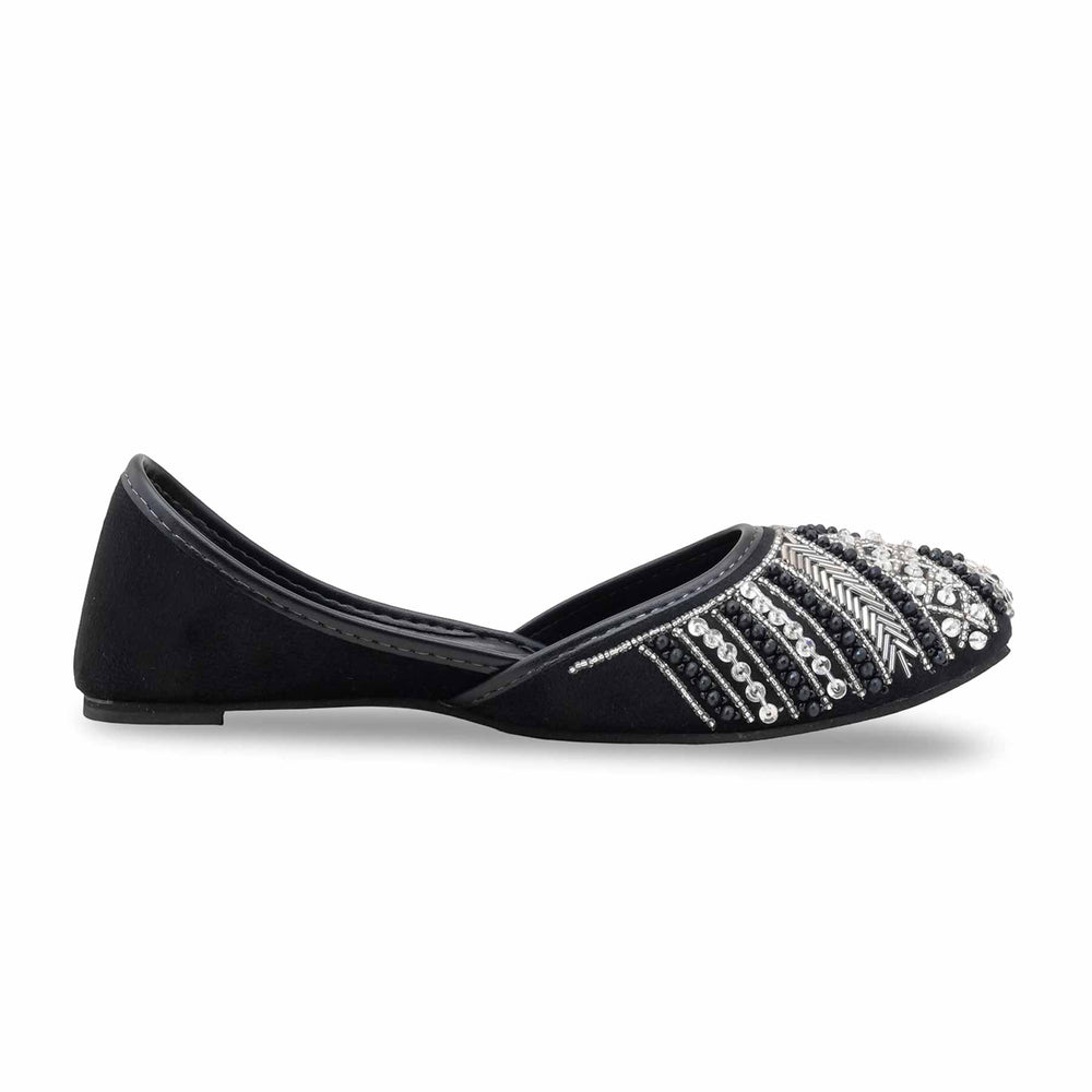 Black Fancy Women Khusa EC8608