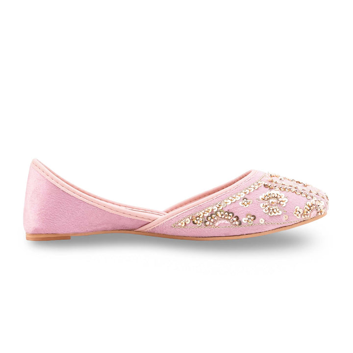 Pink Fancy Khussa For Women EC8609