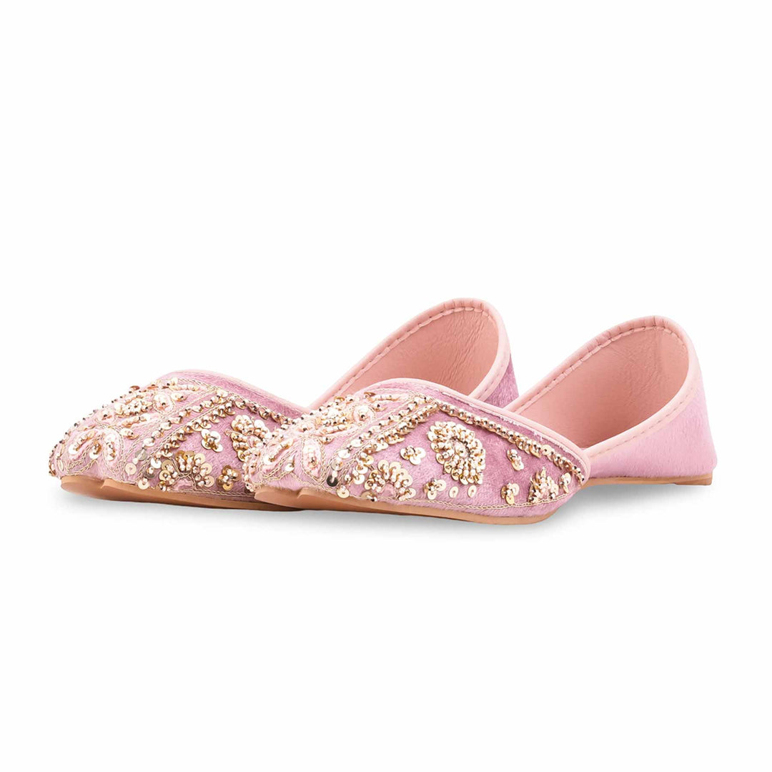 Pink Fancy Khussa For Women EC8609