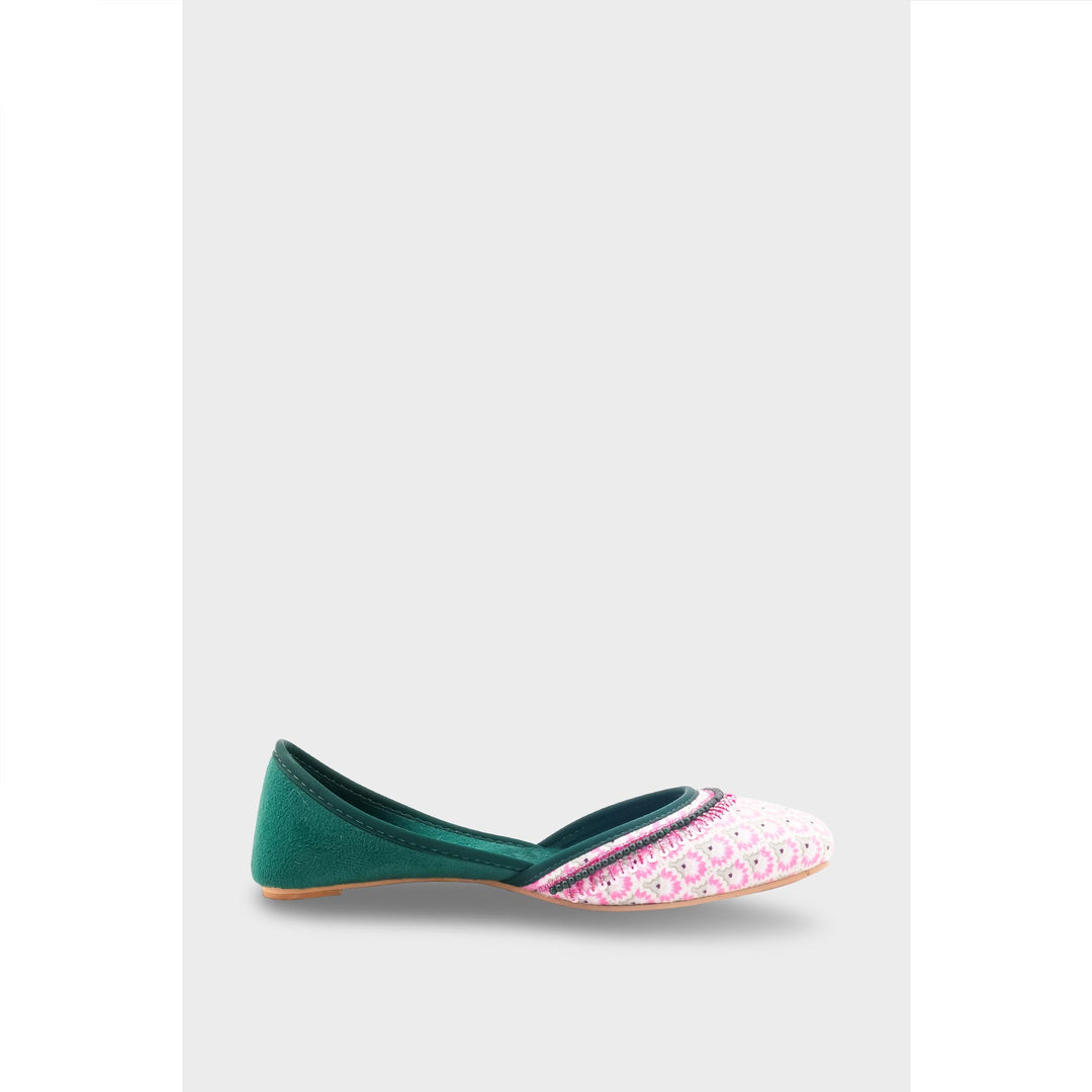 Pink Ethnic Khussa For Women EC8611