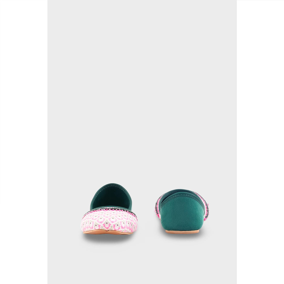 Pink Ethnic Khussa For Women EC8611