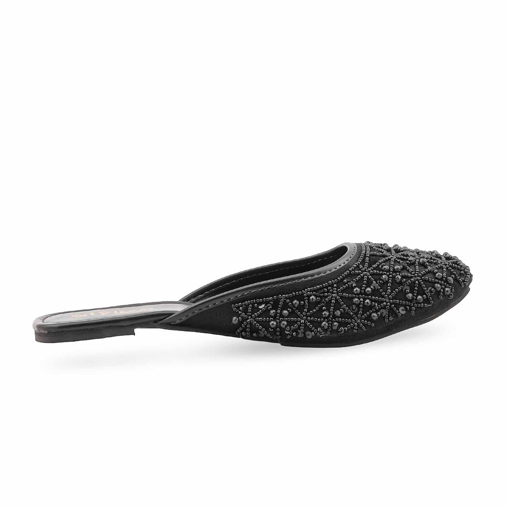 Black Back Open Khussa EC8613