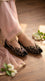 Black Fancy Khussa For Women EC8625