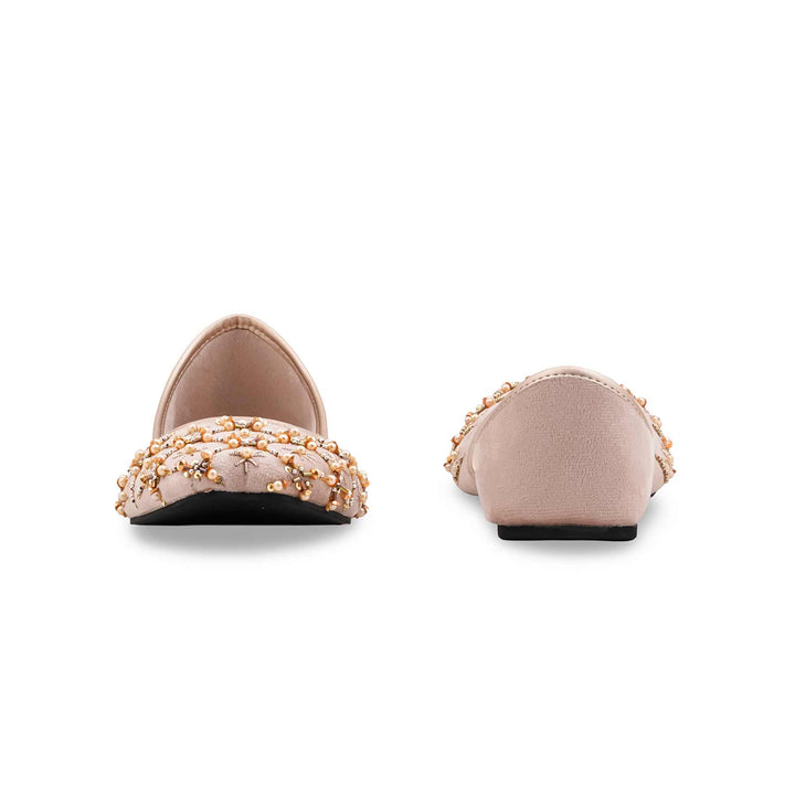 Golden Fancy Khussa For Ladies EC8626