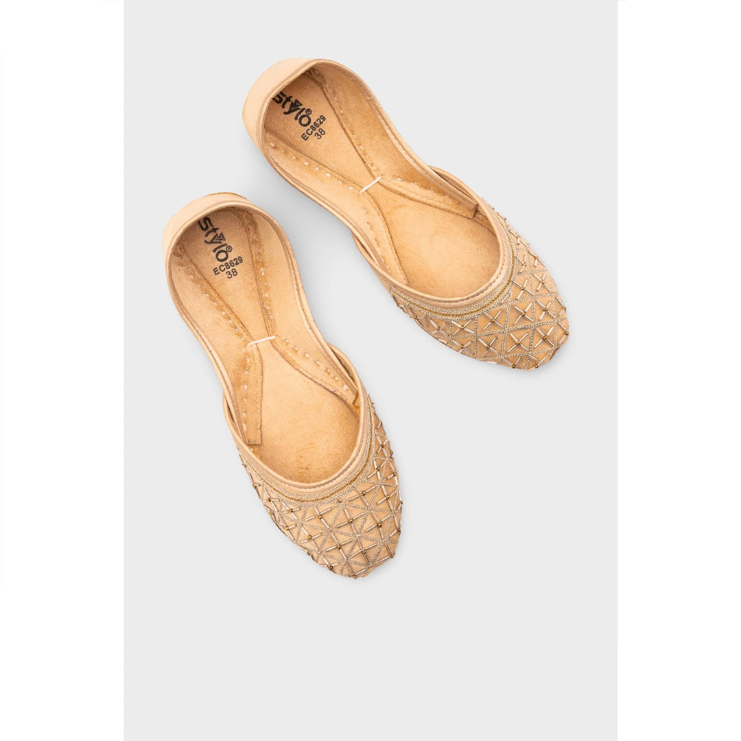 Mustard Ethnic Khussa EC8629