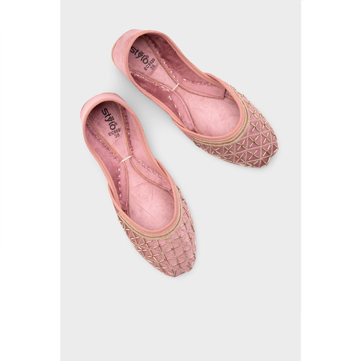 Pink Ethnic Khussa EC8629