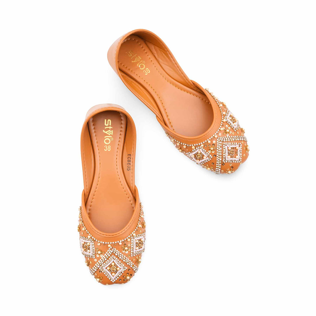Mustard Fancy Khussa EC8635