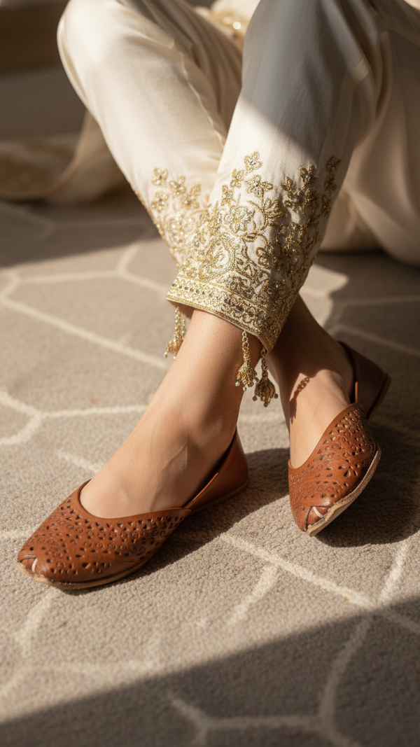 Mustard Ethnic Khussa EC8639