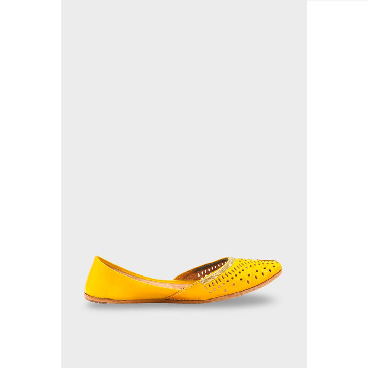 Yellow Ethnic Khussa EC8640