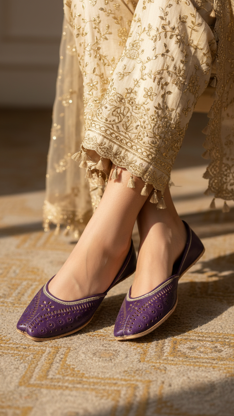 Navy Ethnic Khussa EC8640