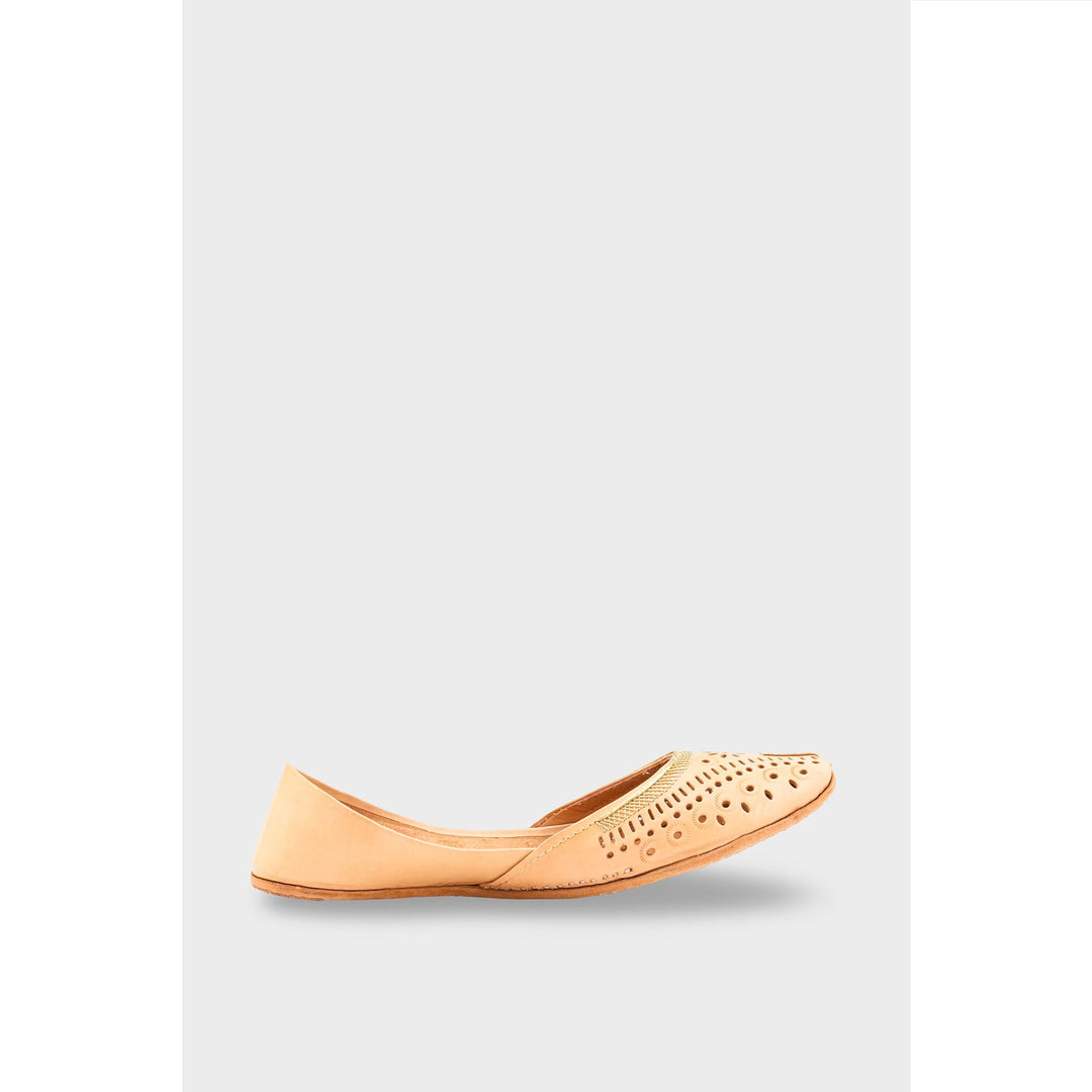 Beige Ethnic Khussa EC8640