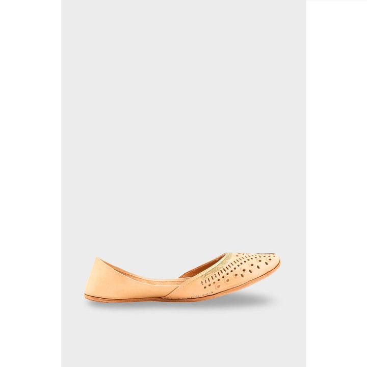 Beige Ethnic Khussa EC8640