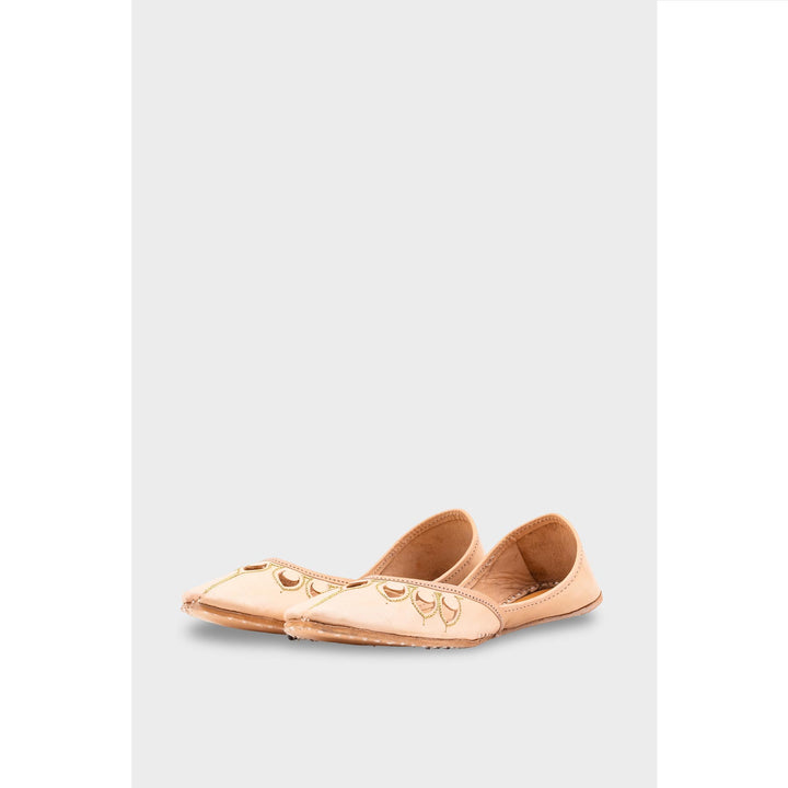 Fawn Leather Khussa EC8641