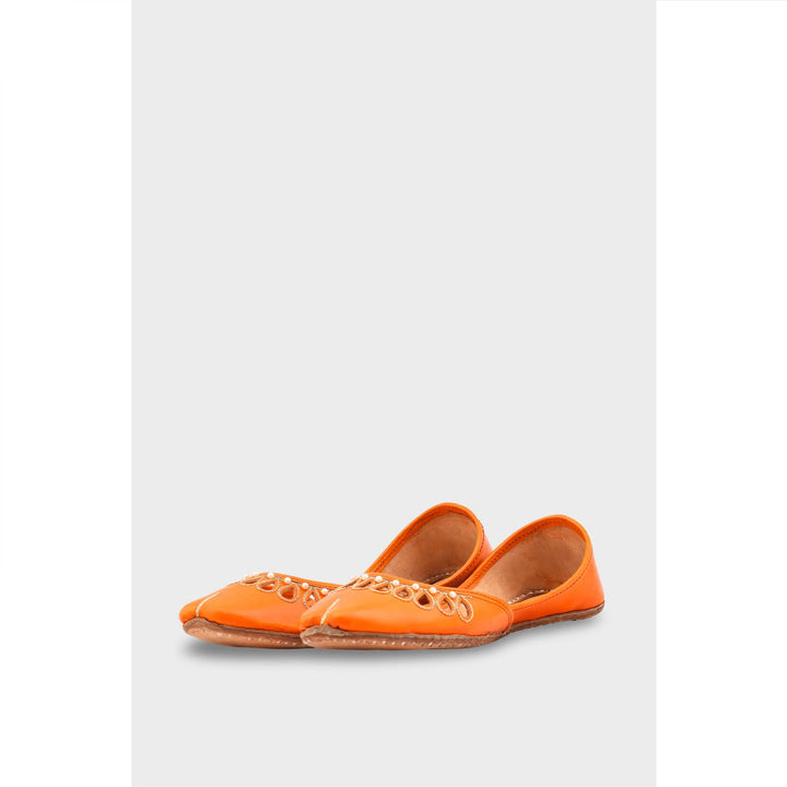 Orange Ethnic Khussa EC8643