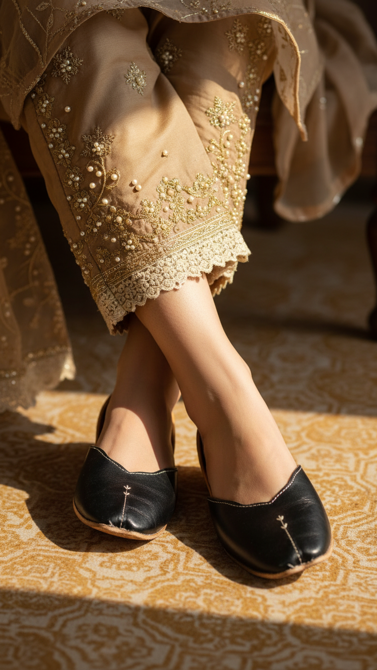 Black Ethnic Khussa EC8644