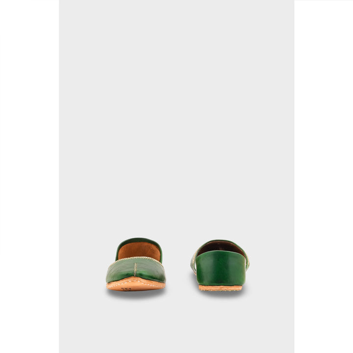 Green Ethnic Khussa EC8657