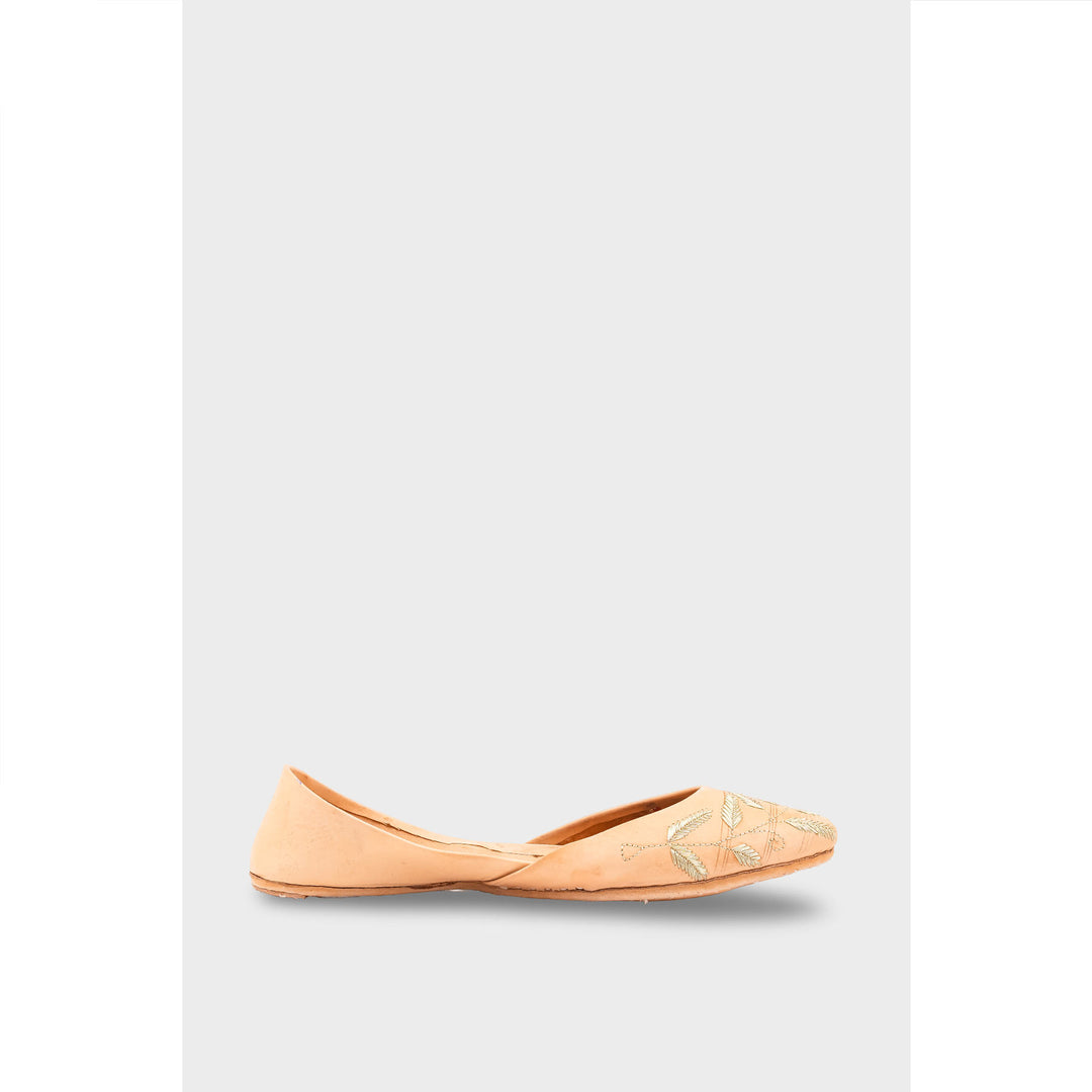 Fawn Leather Khussa EC8658