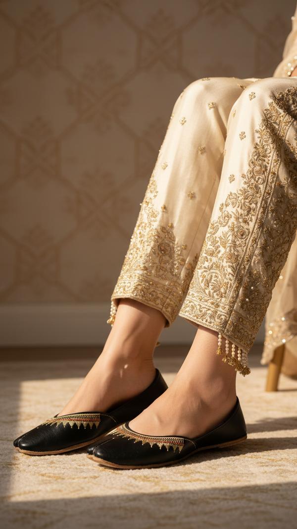 Black Ethnic Khussa EC8660