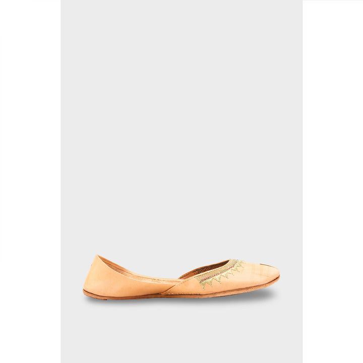 Fawn Leather Khussa EC8660