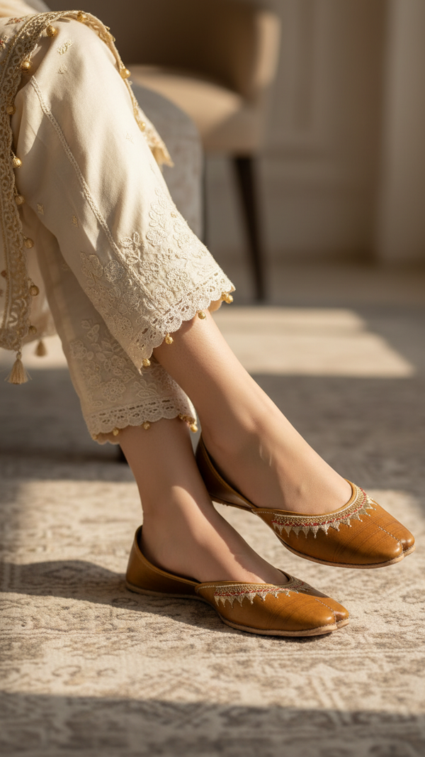 Mehndi Ethnic Khussa EC8660