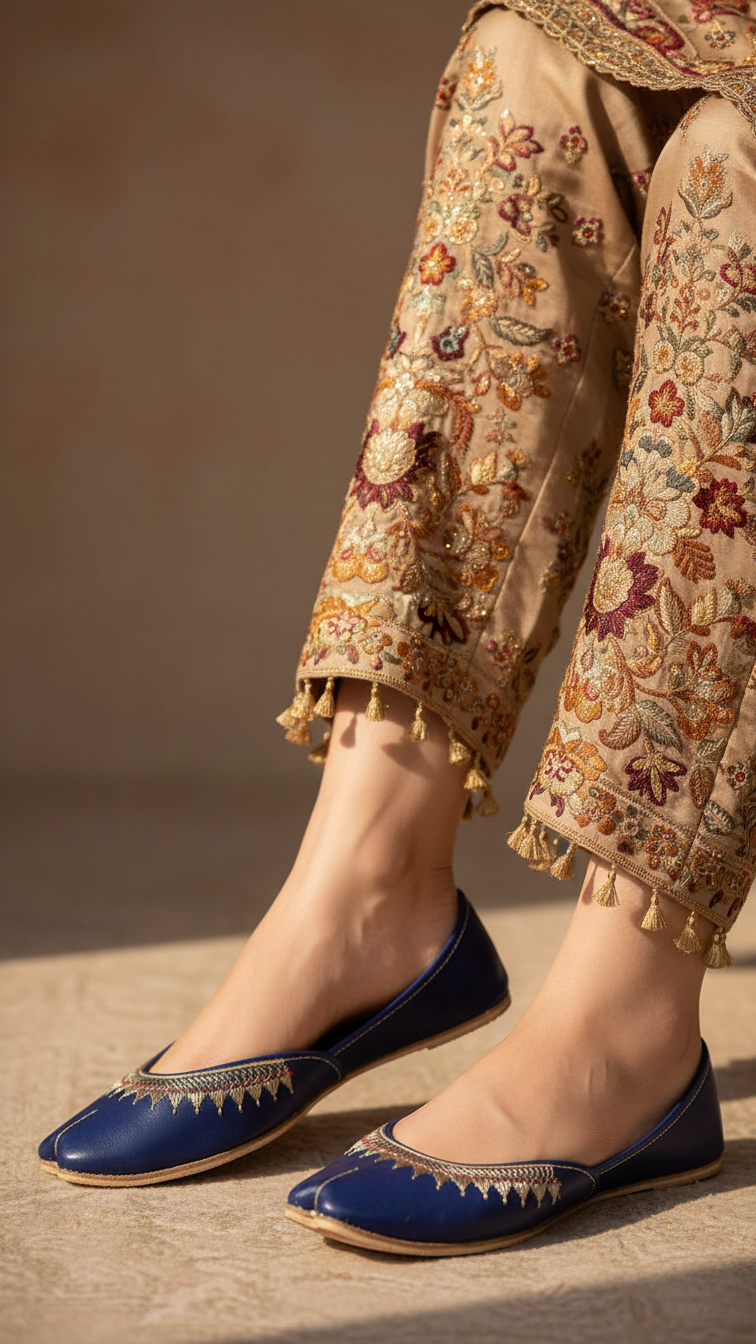 Navy Ethnic Khussa EC8660