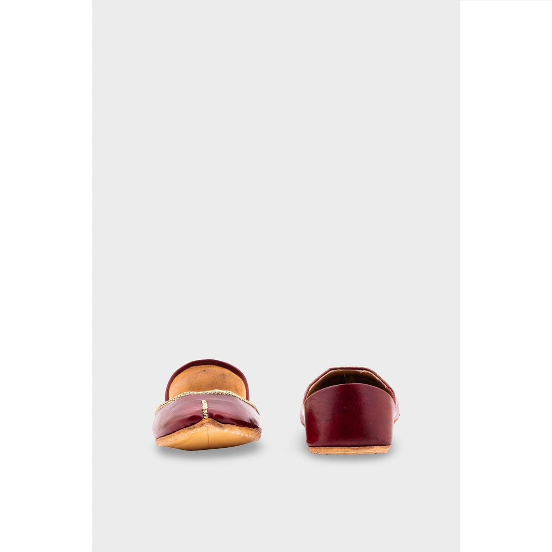 Maroon Ethnic Khussa EC8667