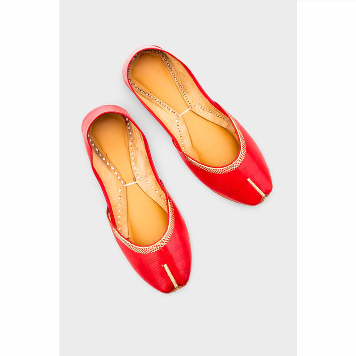 Red Ethnic Khussa EC8667