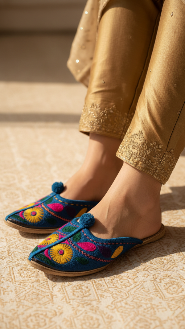 Multy Leather Khussa For Women EC8686