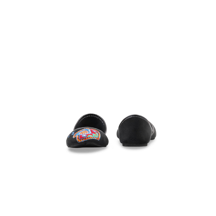 Black Ethnic Khussa For Women EC8687