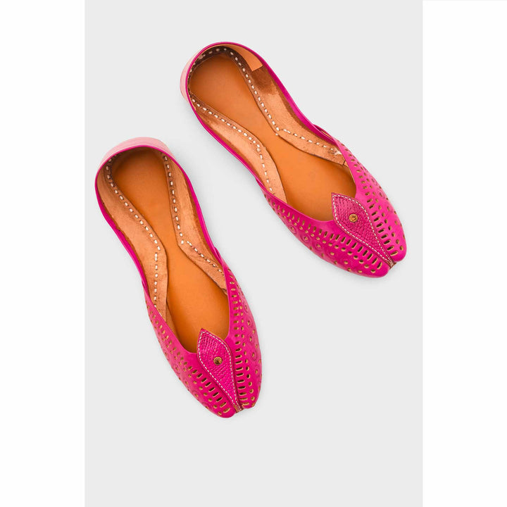Mejunda Leather Khussa For Women EC8710