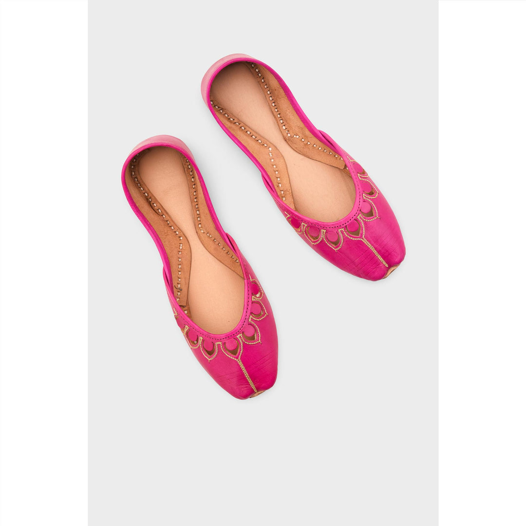 Mejunda Leather Khussa For Women EC8711