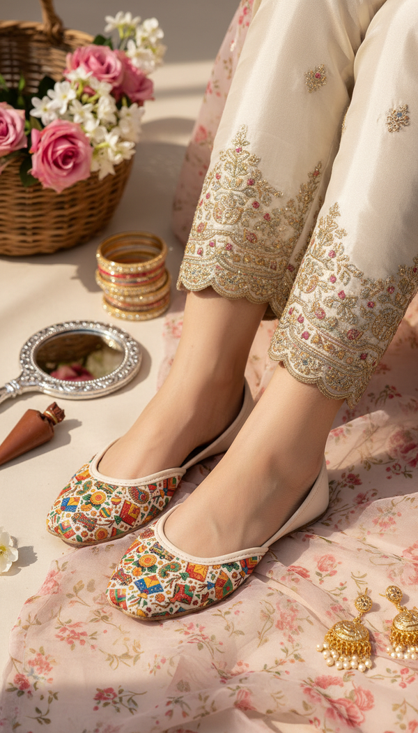 Multy Ethnic Khussa For Women EC8715