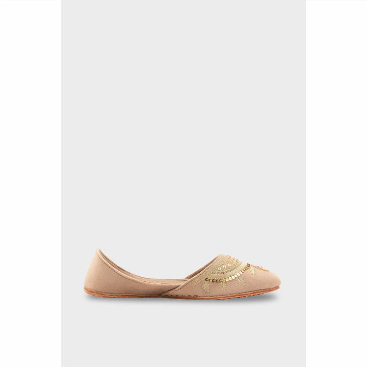 PISTAGREEN Leather Khussa For Women EC8765