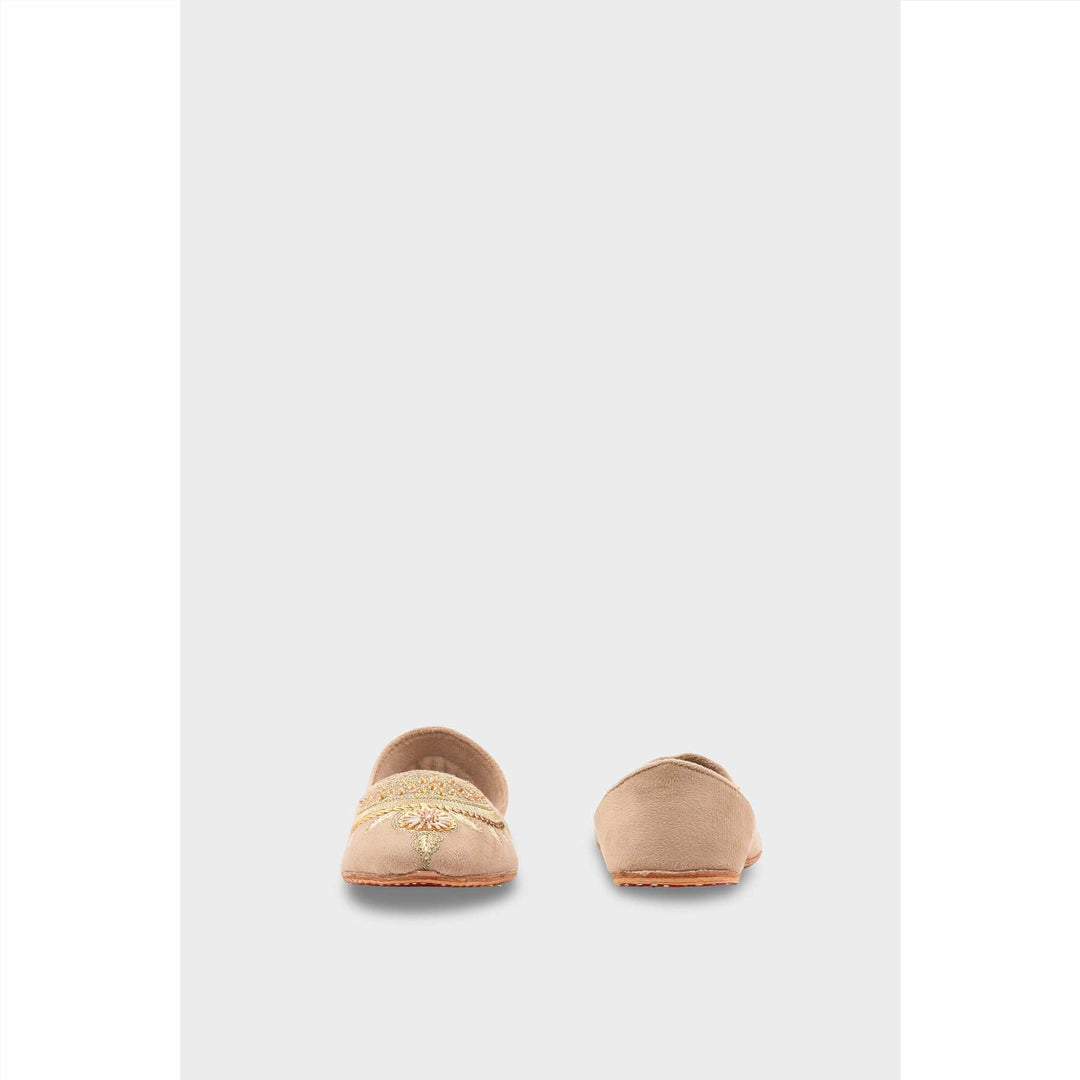 PISTAGREEN Leather Khussa For Women EC8765