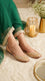 Fawn Ethnic Khussa For Ladies EC8769