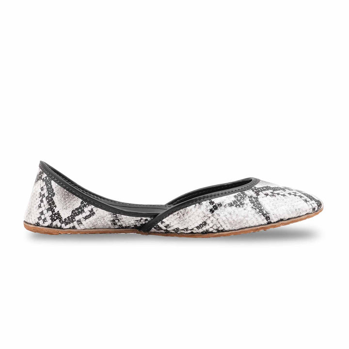 Black Ethnic Khussa For Women EC8778