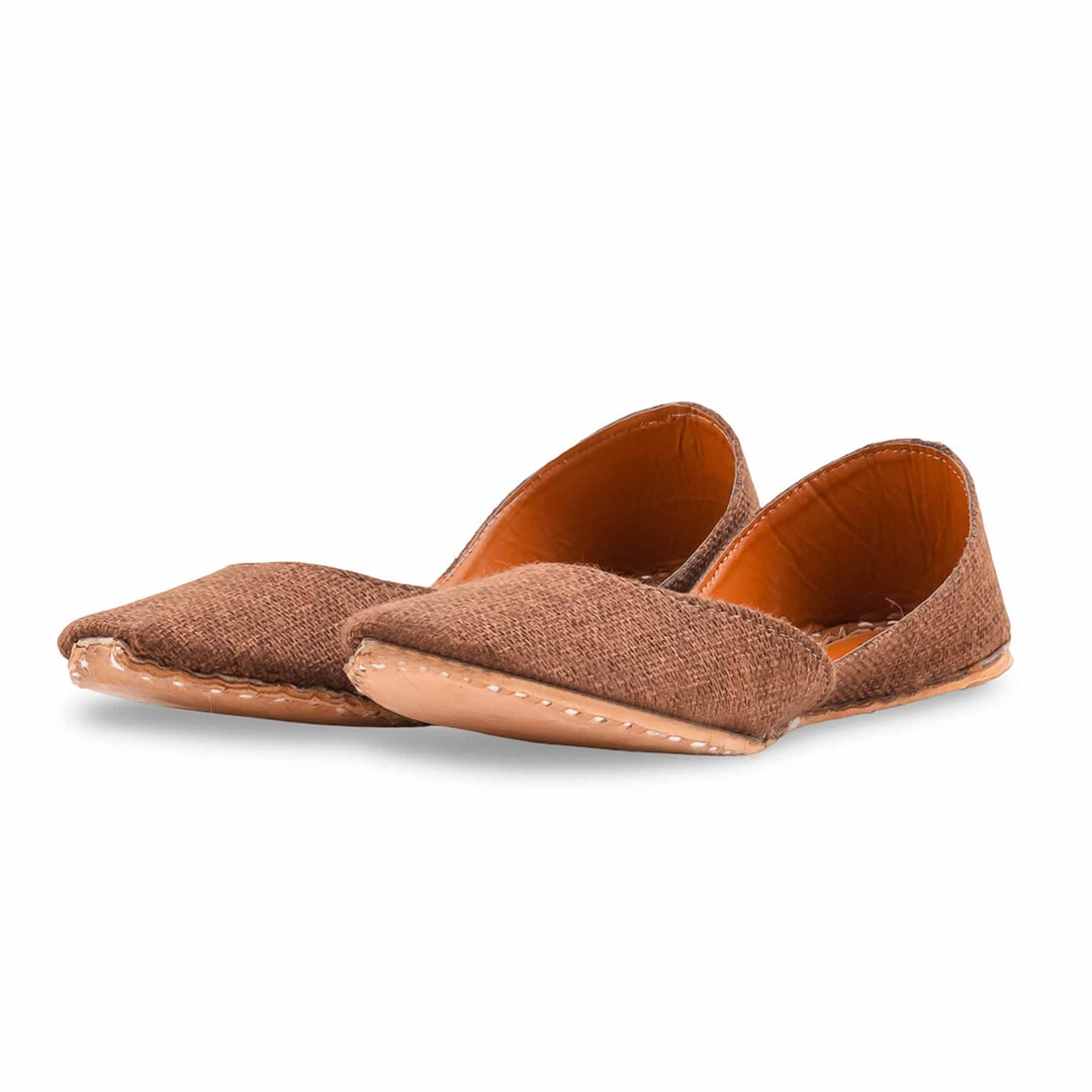 Brown Ethnic Khussa For Women EC8779