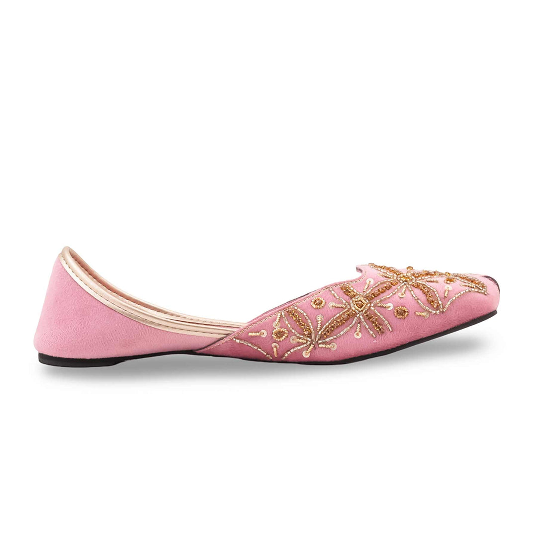 Pink Fancy Khussa For Ladies EC8783