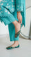 Green Ethnic Khussa For Ladies EC8792