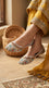 Grey Ethnic Khussa For Ladies EC8809