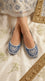 Blue Ethnic Khussa For Ladies EC8811