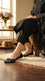 Black Ethnic Khussa For Ladies EC8816