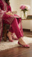 Maroon Ethnic Khussa For Ladies EC8816