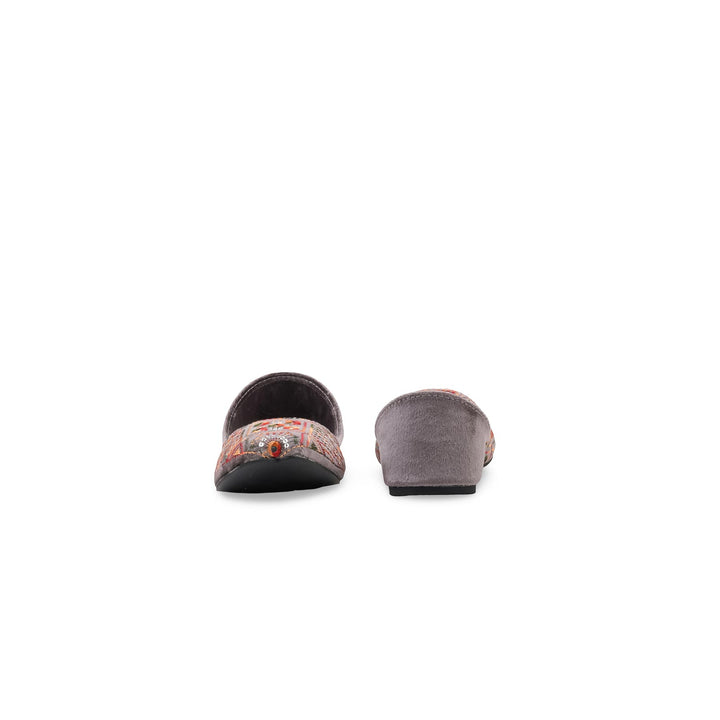 Brown Ethnic Khussa For Ladies EC8830
