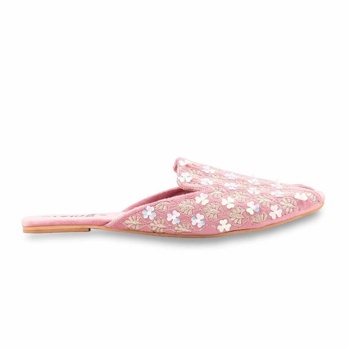 Pink Fancy Khussa For Ladies EC8845