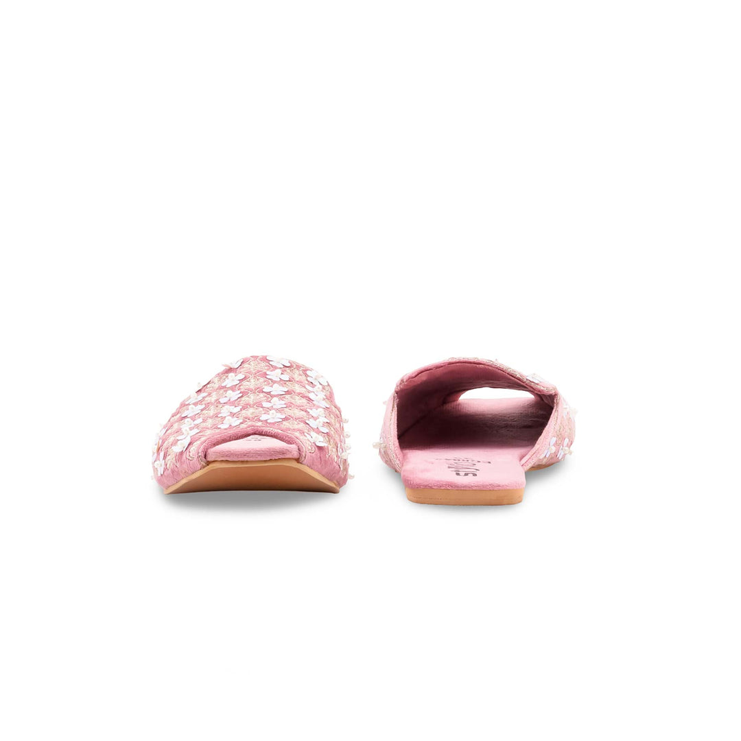 Pink Fancy Khussa For Ladies EC8845