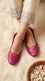 Pink Leather Khussa For Women EC8865