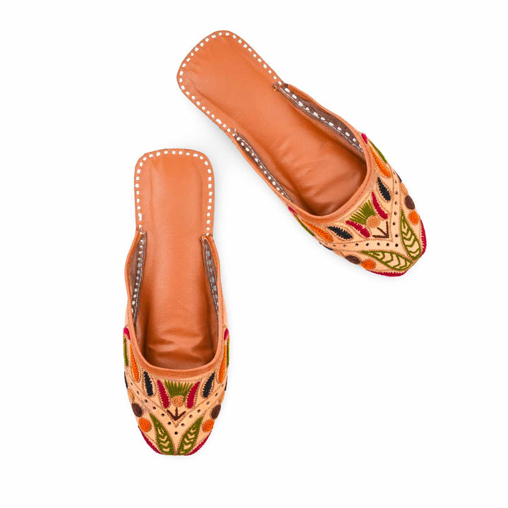 Multy Leather Khussa For Women EC8884